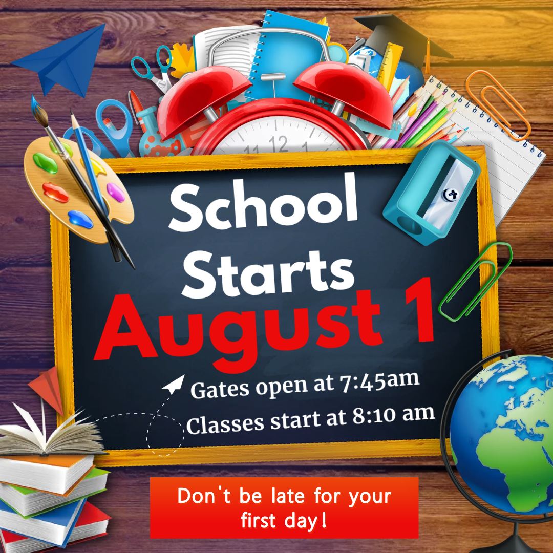  Back to School August 1